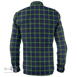 Scottish Lamont Modern Clan Tartan Long Sleeve Shirt, Tartan Plaid Shirt Scottish Plaid Tartan Plaid - ScotsTee - scotstee.com