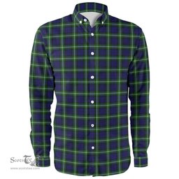 Scottish Lamont Modern Clan Tartan Long Sleeve Shirt, Tartan Plaid Shirt Scottish Plaid Tartan Plaid - ScotsTee - scotstee.com