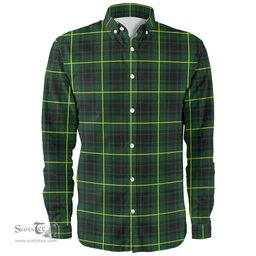 Scottish MacArthur Modern Clan Tartan Long Sleeve Shirt, Tartan Plaid Shirt Scottish Plaid Tartan Plaid - ScotsTee - scotstee.com
