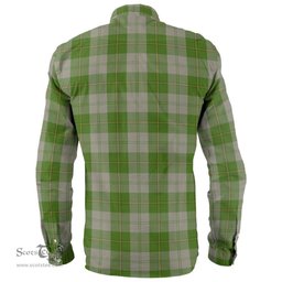 Scottish Cunningham Dress Green Dancers Clan Tartan Long Sleeve Shirt, Tartan Plaid Shirt Scottish Plaid Tartan Plaid - ScotsTee - scotstee.com