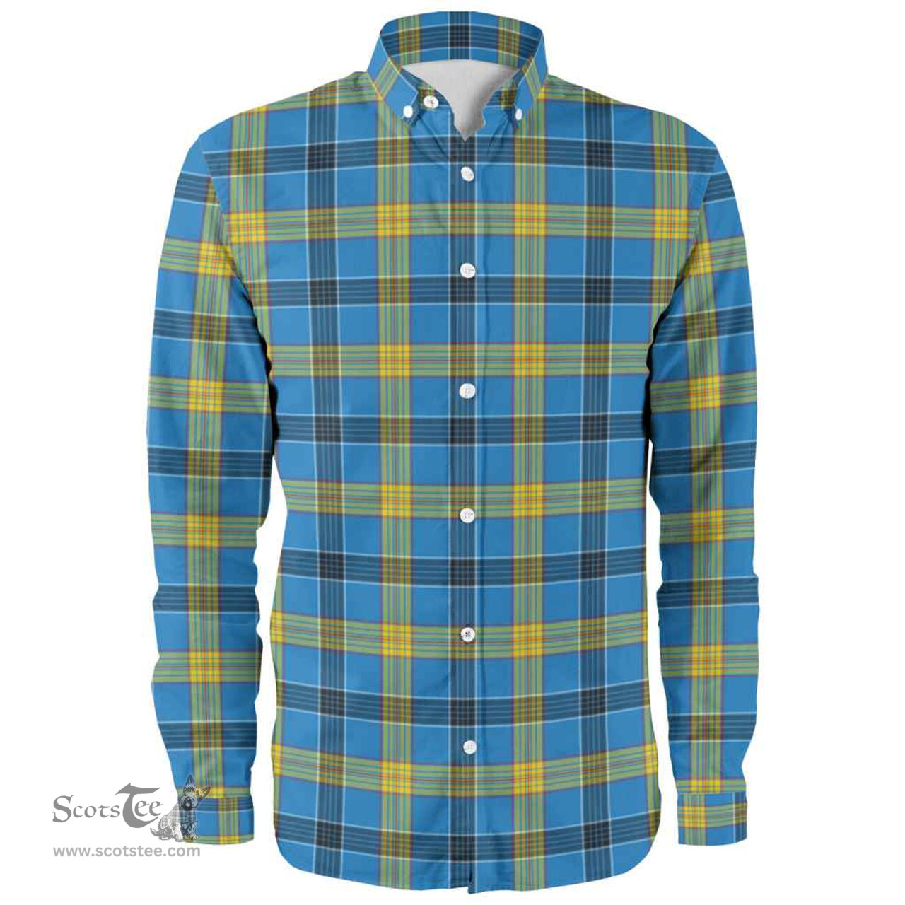 Scottish Laing Clan Tartan Long Sleeve Shirt, Tartan Plaid Shirt Scottish Plaid Tartan Plaid - ScotsTee - scotstee.com