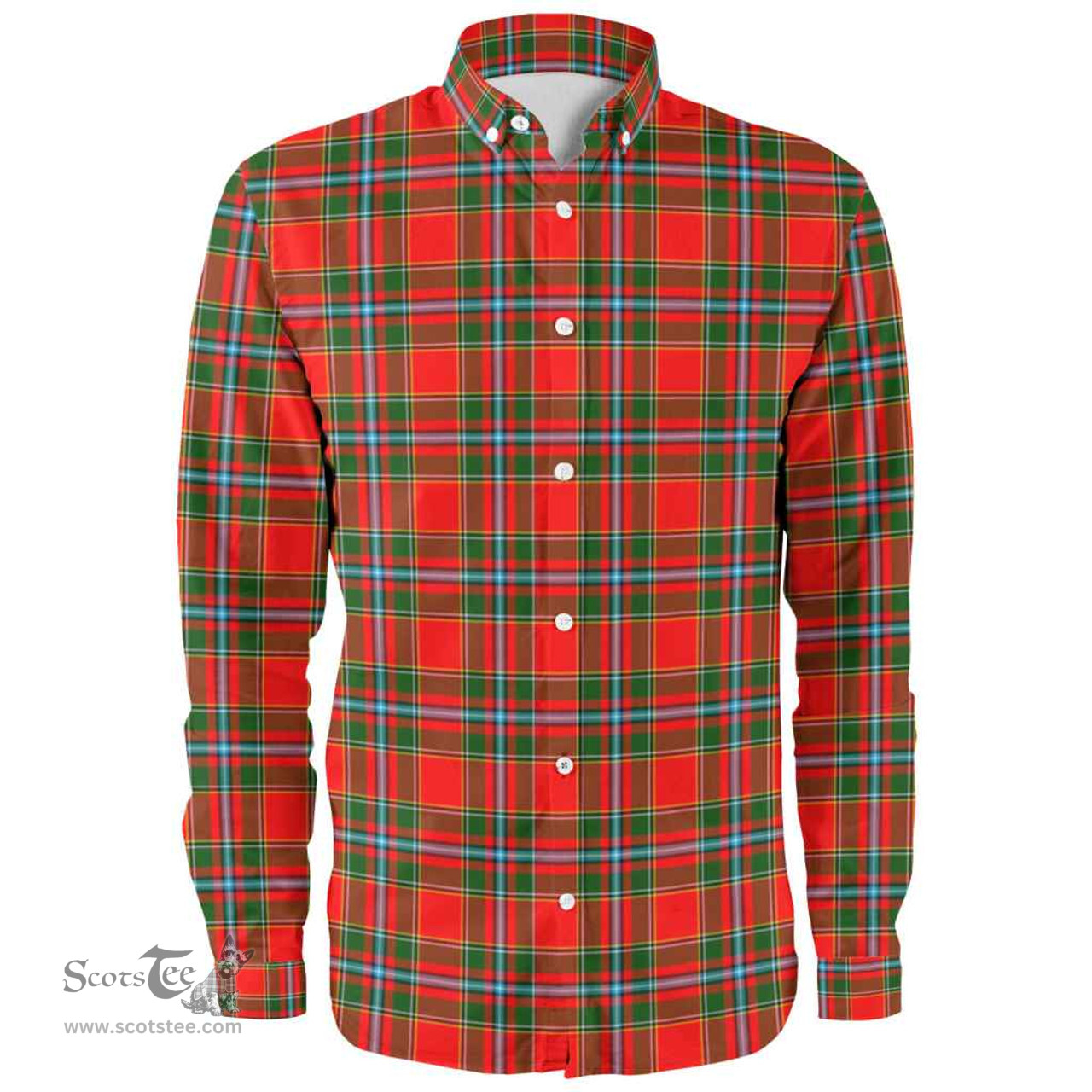 Scottish Drummond of Perth Clan Tartan Long Sleeve Shirt, Tartan Plaid Shirt Scottish Plaid Tartan Plaid - ScotsTee - scotstee.com