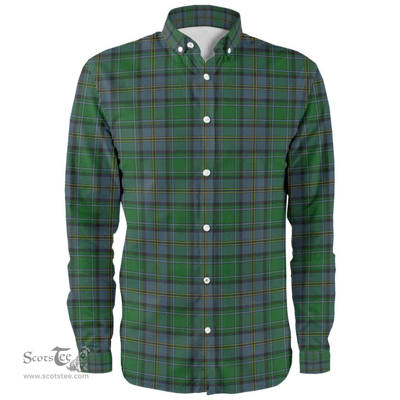 Scottish Hope-Vere Clan Tartan Long Sleeve Shirt, Tartan Plaid Shirt Scottish Plaid Tartan Plaid - ScotsTee - scotstee.com