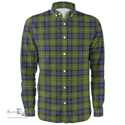 Scottish Fergusson Modern Clan Tartan Long Sleeve Shirt, Tartan Plaid Shirt Scottish Plaid Tartan Plaid - ScotsTee - scotstee.com