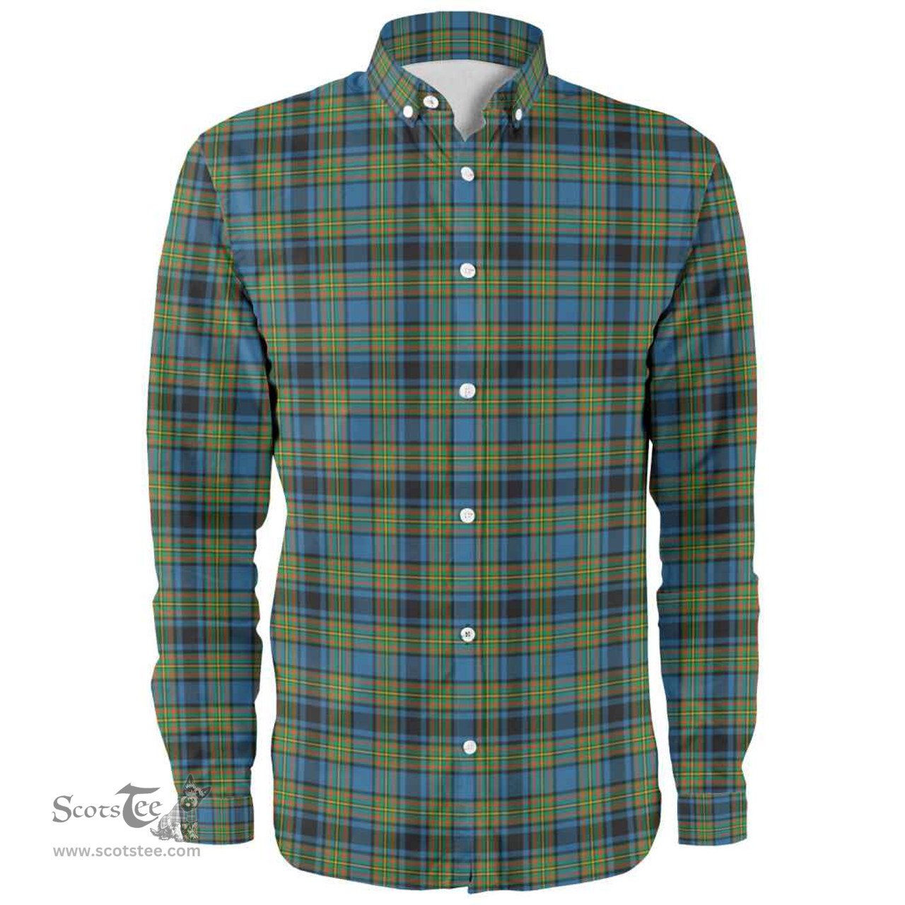 Scottish Gillies Ancient Clan Tartan Long Sleeve Shirt, Tartan Plaid Shirt Scottish Plaid Tartan Plaid - ScotsTee - scotstee.com