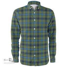Scottish Gillies Ancient Clan Tartan Long Sleeve Shirt, Tartan Plaid Shirt Scottish Plaid Tartan Plaid - ScotsTee - scotstee.com