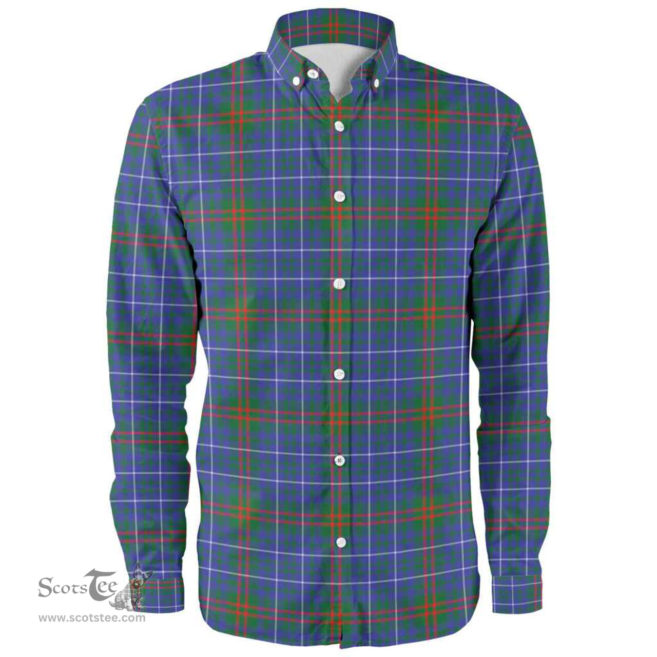 Scottish Edmonstone Clan Tartan Long Sleeve Shirt, Tartan Plaid Shirt Scottish Plaid Tartan Plaid - ScotsTee - scotstee.com