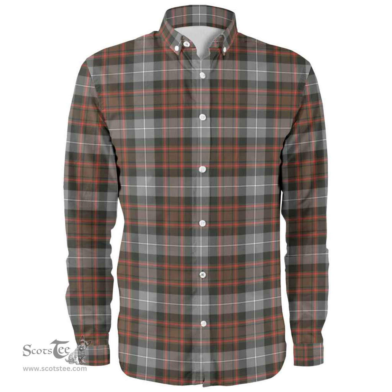 Scottish MacRae Hunting Weathered Clan Tartan Long Sleeve Shirt, Tartan Plaid Shirt Scottish Plaid Tartan Plaid - ScotsTee - scotstee.com