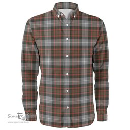 Scottish MacRae Hunting Weathered Clan Tartan Long Sleeve Shirt, Tartan Plaid Shirt Scottish Plaid Tartan Plaid - ScotsTee - scotstee.com