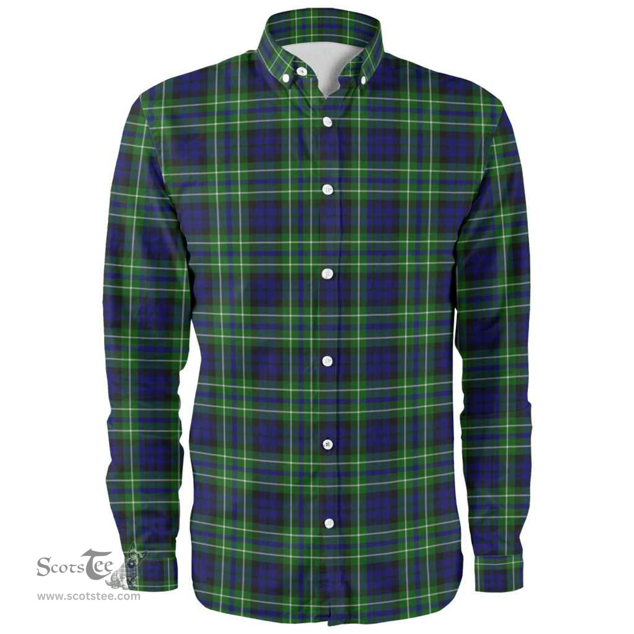 Scottish MacNeil of Colonsay Modern Clan Tartan Long Sleeve Shirt, Tartan Plaid Shirt Scottish Plaid Tartan Plaid - ScotsTee - scotstee.com