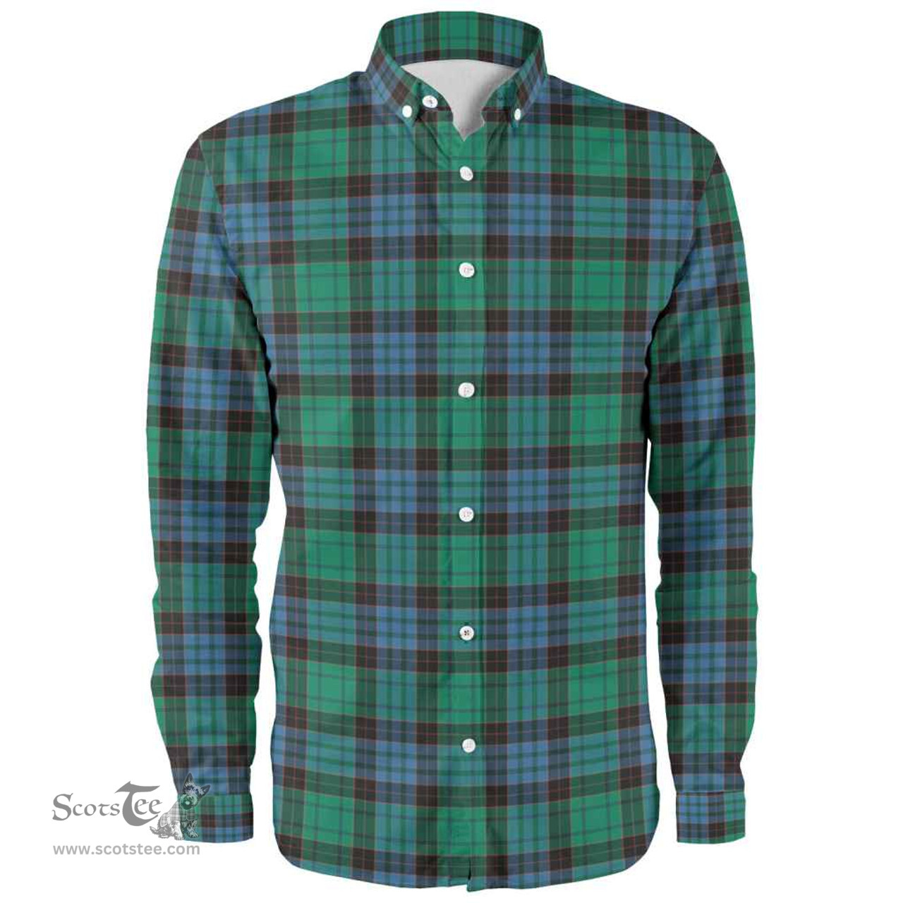 Scottish Stewart Old Ancient Clan Tartan Long Sleeve Shirt, Tartan Plaid Shirt Scottish Plaid Tartan Plaid - ScotsTee - scotstee.com