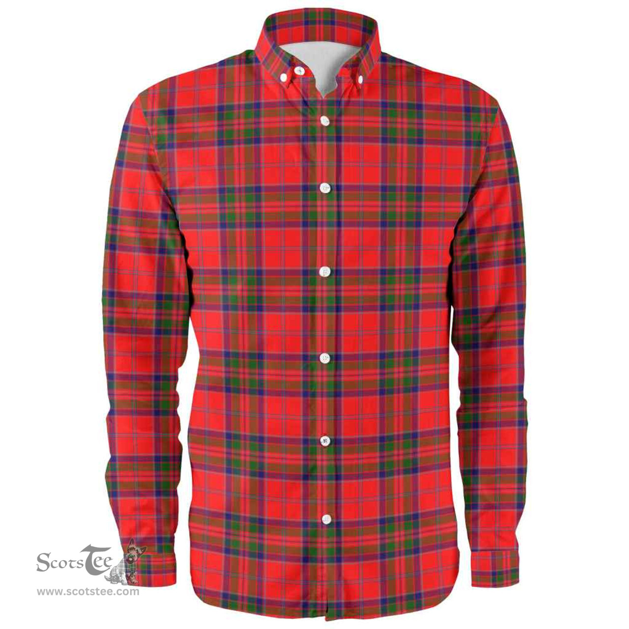 Scottish MacGillivray Modern Clan Tartan Long Sleeve Shirt, Tartan Plaid Shirt Scottish Plaid Tartan Plaid - ScotsTee - scotstee.com