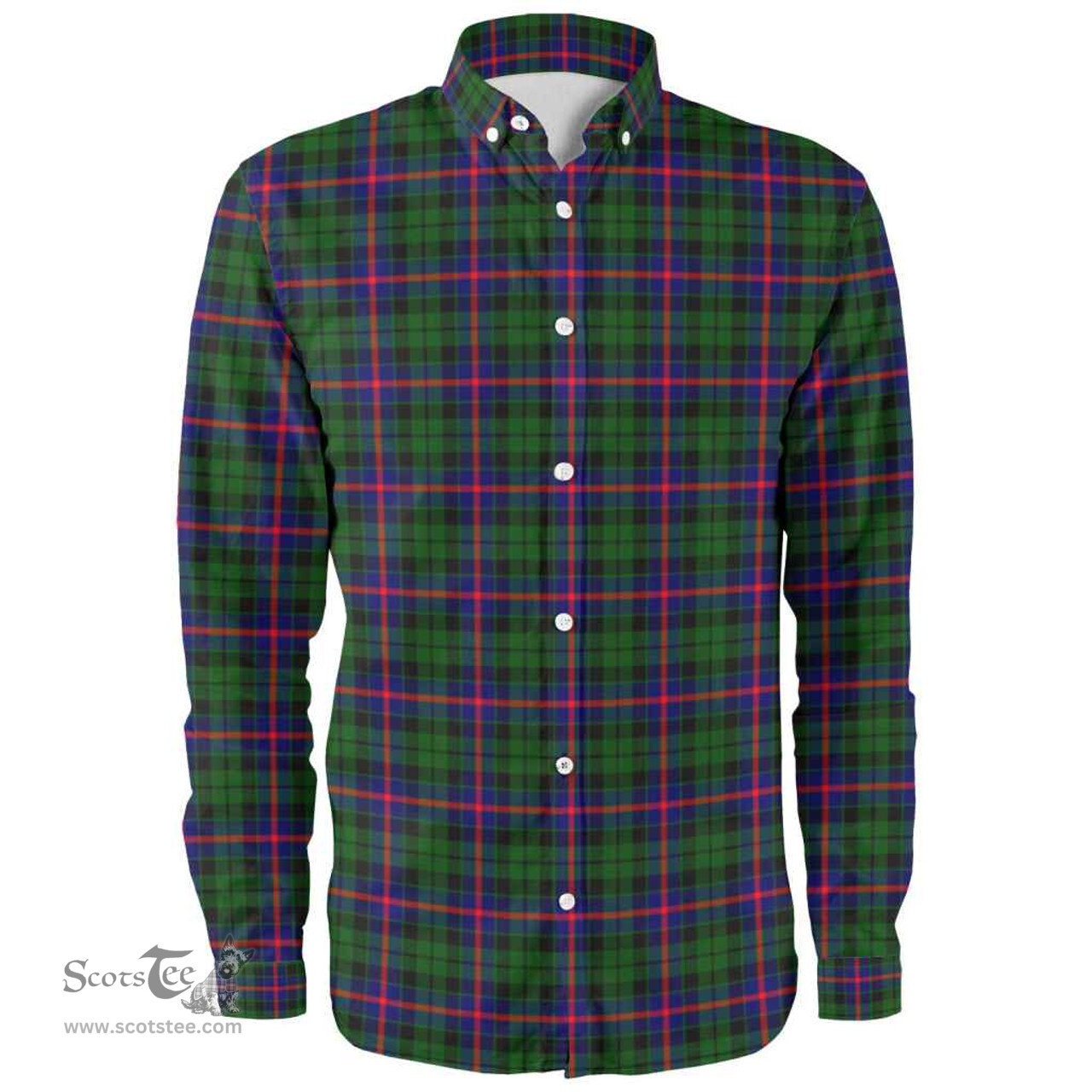 Scottish Morrison Modern Clan Tartan Long Sleeve Shirt, Tartan Plaid Shirt Scottish Plaid Tartan Plaid - ScotsTee - scotstee.com