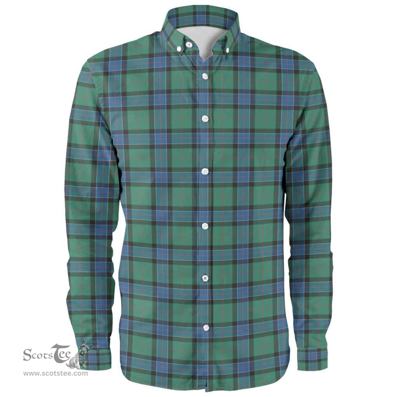 Scottish Sinclair Hunting Ancient Clan Tartan Long Sleeve Shirt, Tartan Plaid Shirt Scottish Plaid Tartan Plaid - ScotsTee - scotstee.com