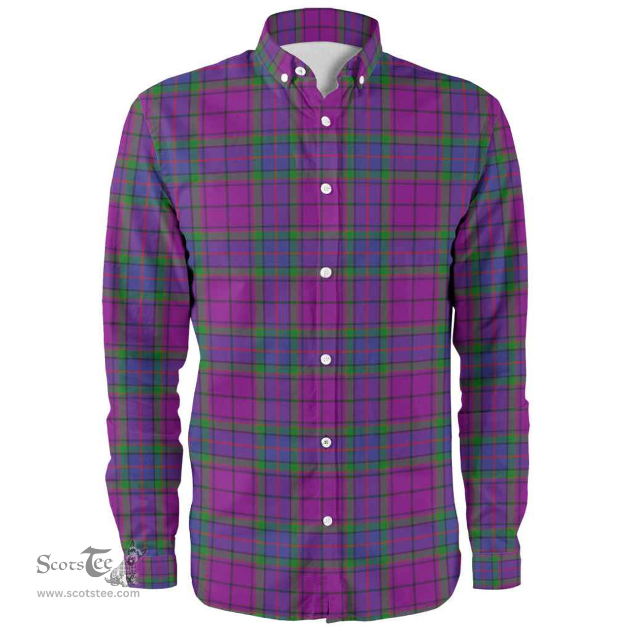 Scottish Wardlaw Modern Clan Tartan Long Sleeve Shirt, Tartan Plaid Shirt Scottish Plaid Tartan Plaid - ScotsTee - scotstee.com