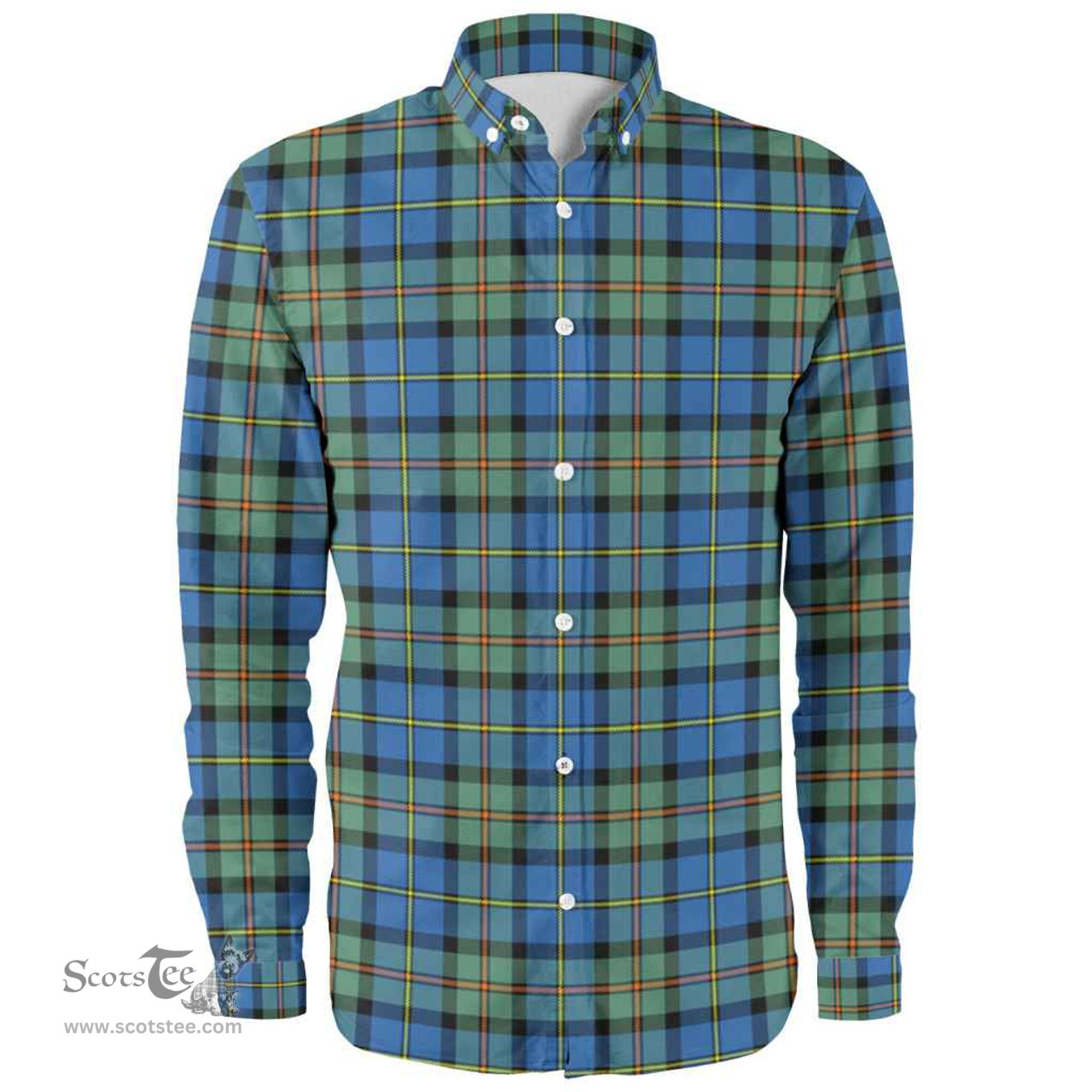 Scottish MacLeod of Harris Ancient Clan Tartan Long Sleeve Shirt, Tartan Plaid Shirt Scottish Plaid Tartan Plaid - ScotsTee - scotstee.com