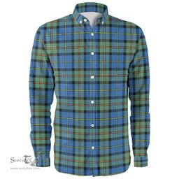 Scottish MacLeod of Harris Ancient Clan Tartan Long Sleeve Shirt, Tartan Plaid Shirt Scottish Plaid Tartan Plaid - ScotsTee - scotstee.com