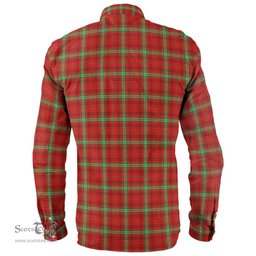 Scottish Morrison Red Modern Clan Tartan Long Sleeve Shirt, Tartan Plaid Shirt Scottish Plaid Tartan Plaid - ScotsTee - scotstee.com