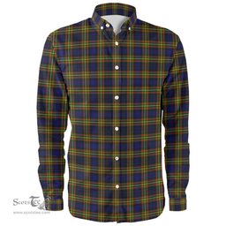 Scottish MacLellan Modern Clan Tartan Long Sleeve Shirt, Tartan Plaid Shirt Scottish Plaid Tartan Plaid - ScotsTee - scotstee.com