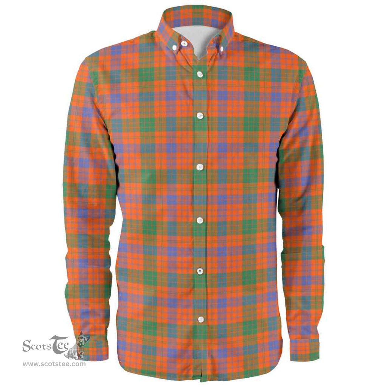 Scottish Ross Ancient Clan Tartan Long Sleeve Shirt, Tartan Plaid Shirt Scottish Plaid Tartan Plaid - ScotsTee - scotstee.com