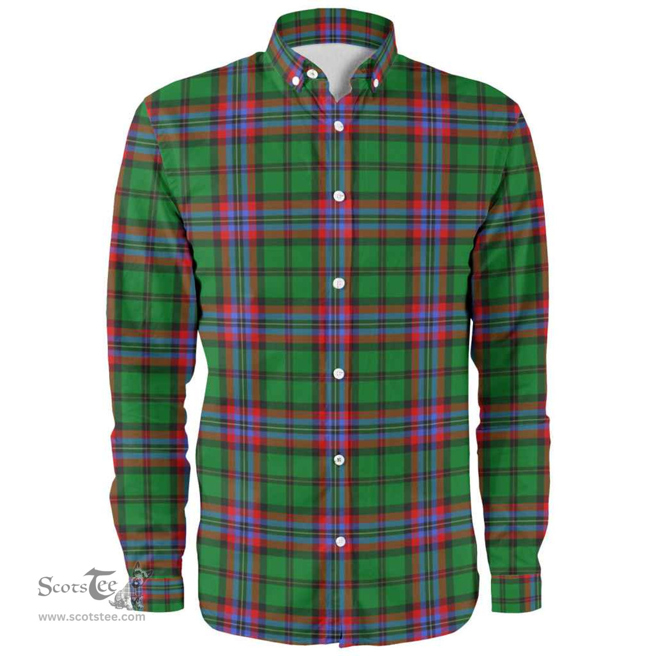 Scottish McGeachie Clan Tartan Long Sleeve Shirt, Tartan Plaid Shirt Scottish Plaid Tartan Plaid - ScotsTee - scotstee.com