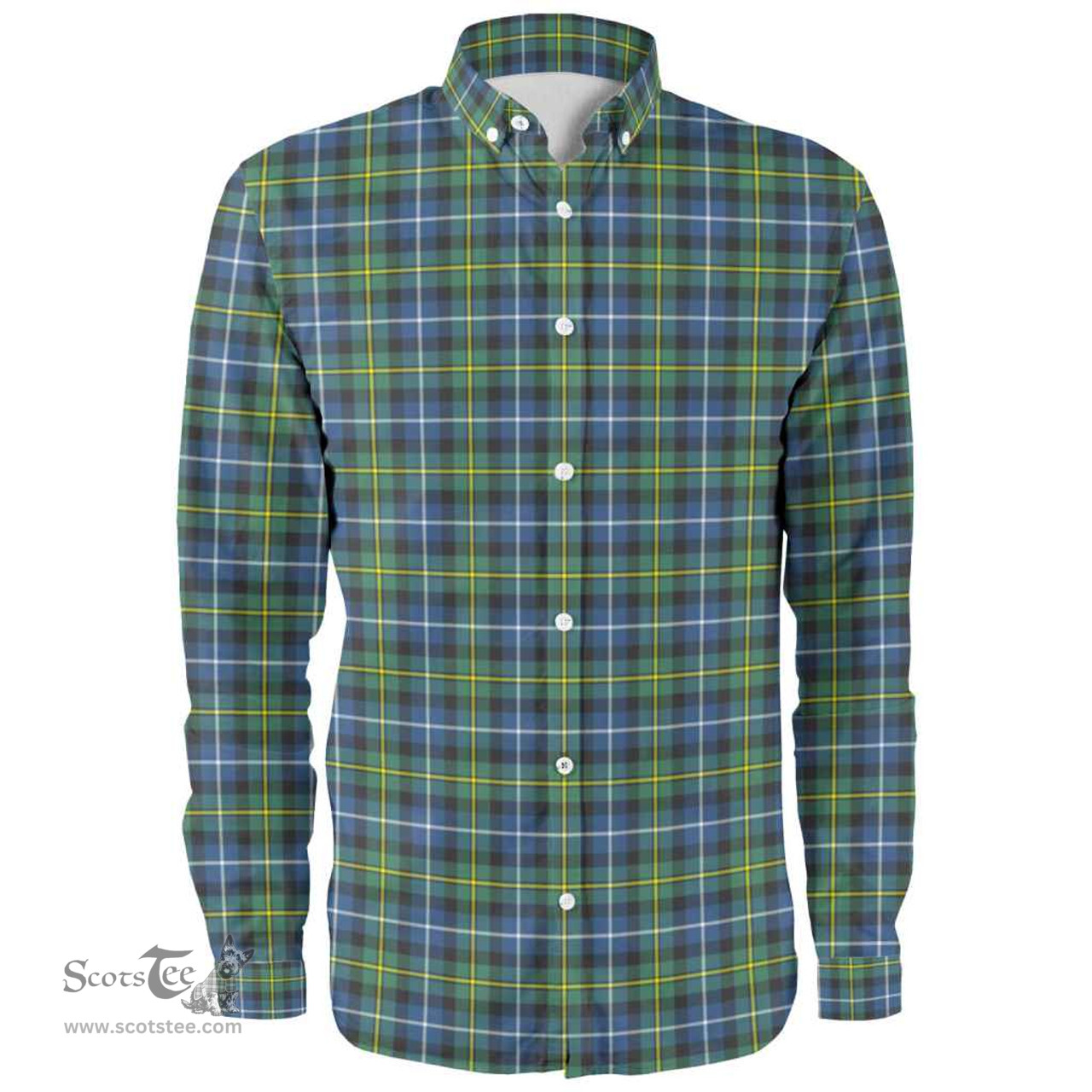 Scottish MacNeill of Barra Ancient Clan Tartan Long Sleeve Shirt, Tartan Plaid Shirt Scottish Plaid Tartan Plaid - ScotsTee - scotstee.com