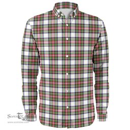 Scottish Stewart Dress Modern Clan Tartan Long Sleeve Shirt, Tartan Plaid Shirt Scottish Plaid Tartan Plaid - ScotsTee - scotstee.com