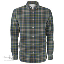 Scottish Scott Green Modern Clan Tartan Long Sleeve Shirt, Tartan Plaid Shirt Scottish Plaid Tartan Plaid - ScotsTee - scotstee.com