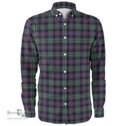 Scottish Rose Hunting Modern Clan Tartan Long Sleeve Shirt, Tartan Plaid Shirt Scottish Plaid Tartan Plaid - ScotsTee - scotstee.com