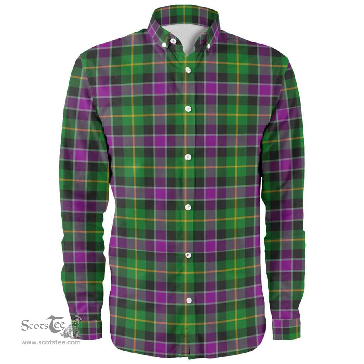 Scottish Selkirk Clan Tartan Long Sleeve Shirt, Tartan Plaid Shirt Scottish Plaid Tartan Plaid - ScotsTee - scotstee.com