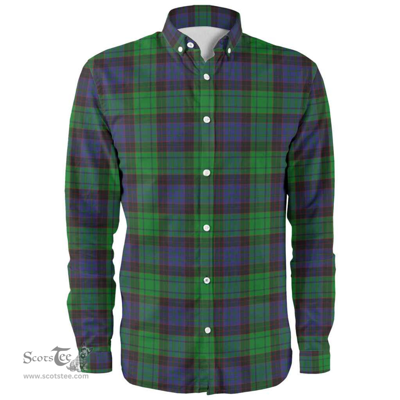 Scottish Stewart Old Modern Clan Tartan Long Sleeve Shirt, Tartan Plaid Shirt Scottish Plaid Tartan Plaid - ScotsTee - scotstee.com