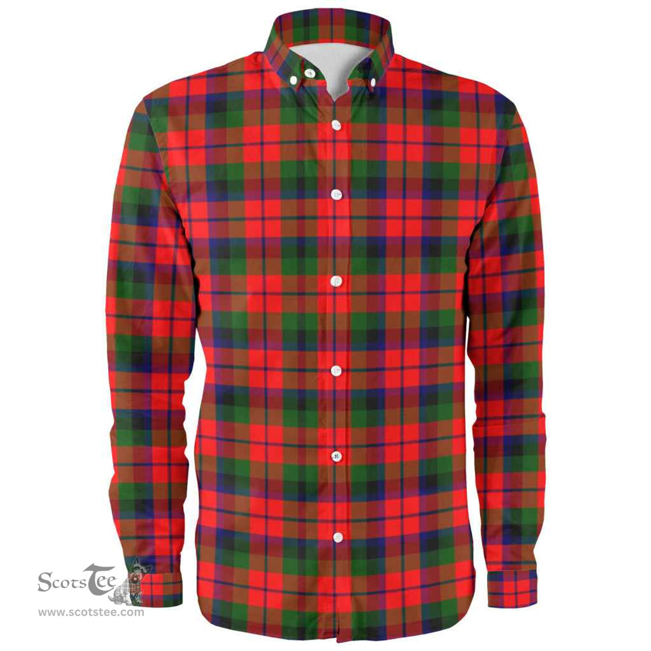 Scottish MacNaughton Modern Clan Tartan Long Sleeve Shirt, Tartan Plaid Shirt Scottish Plaid Tartan Plaid - ScotsTee - scotstee.com