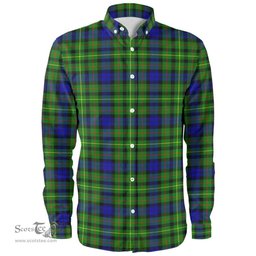 Scottish Rollo Modern Clan Tartan Long Sleeve Shirt, Tartan Plaid Shirt Scottish Plaid Tartan Plaid - ScotsTee - scotstee.com