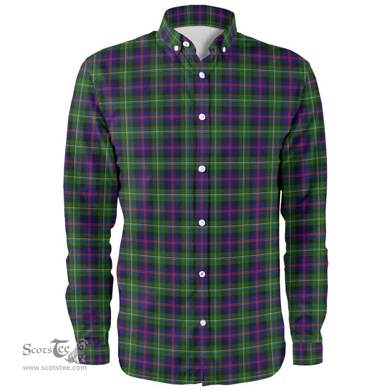 Scottish Malcolm Modern Clan Tartan Long Sleeve Shirt, Tartan Plaid Shirt Scottish Plaid Tartan Plaid - ScotsTee - scotstee.com