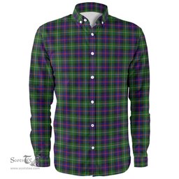 Scottish Malcolm Modern Clan Tartan Long Sleeve Shirt, Tartan Plaid Shirt Scottish Plaid Tartan Plaid - ScotsTee - scotstee.com