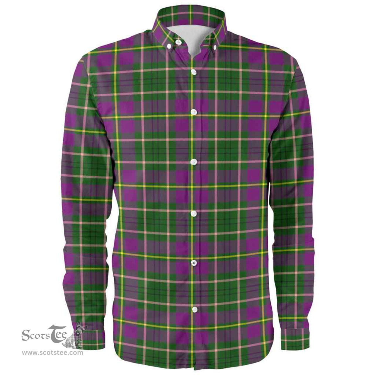Scottish Taylor Clan Tartan Long Sleeve Shirt, Tartan Plaid Shirt Scottish Plaid Tartan Plaid - ScotsTee - scotstee.com