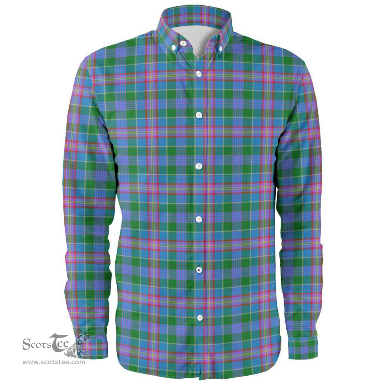 Scottish Ralston Clan Tartan Long Sleeve Shirt, Tartan Plaid Shirt Scottish Plaid Tartan Plaid - ScotsTee - scotstee.com