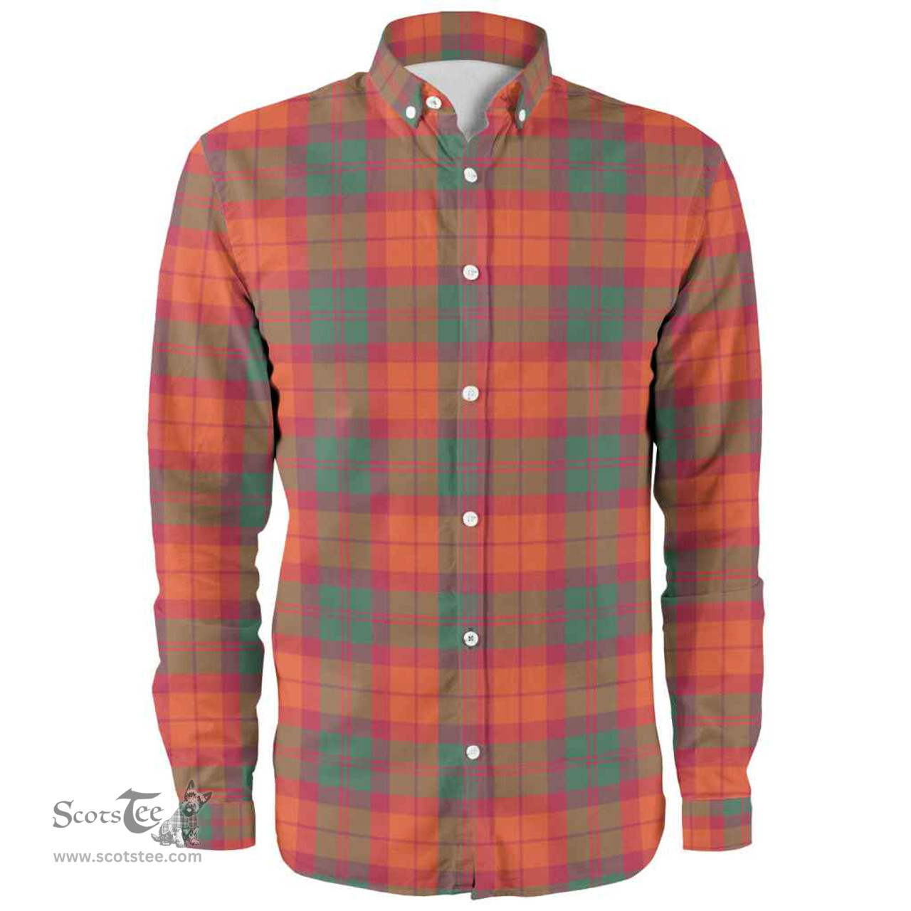 Scottish MacNab Ancient Clan Tartan Long Sleeve Shirt, Tartan Plaid Shirt Scottish Plaid Tartan Plaid - ScotsTee - scotstee.com