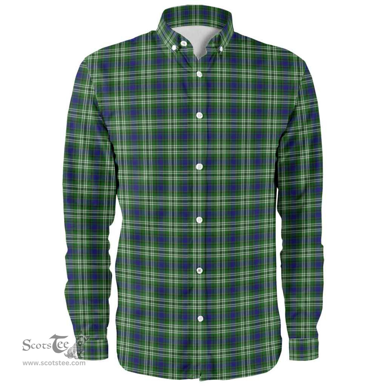 Scottish Tweedside District Clan Tartan Long Sleeve Shirt, Tartan Plaid Shirt Scottish Plaid Tartan Plaid - ScotsTee - scotstee.com