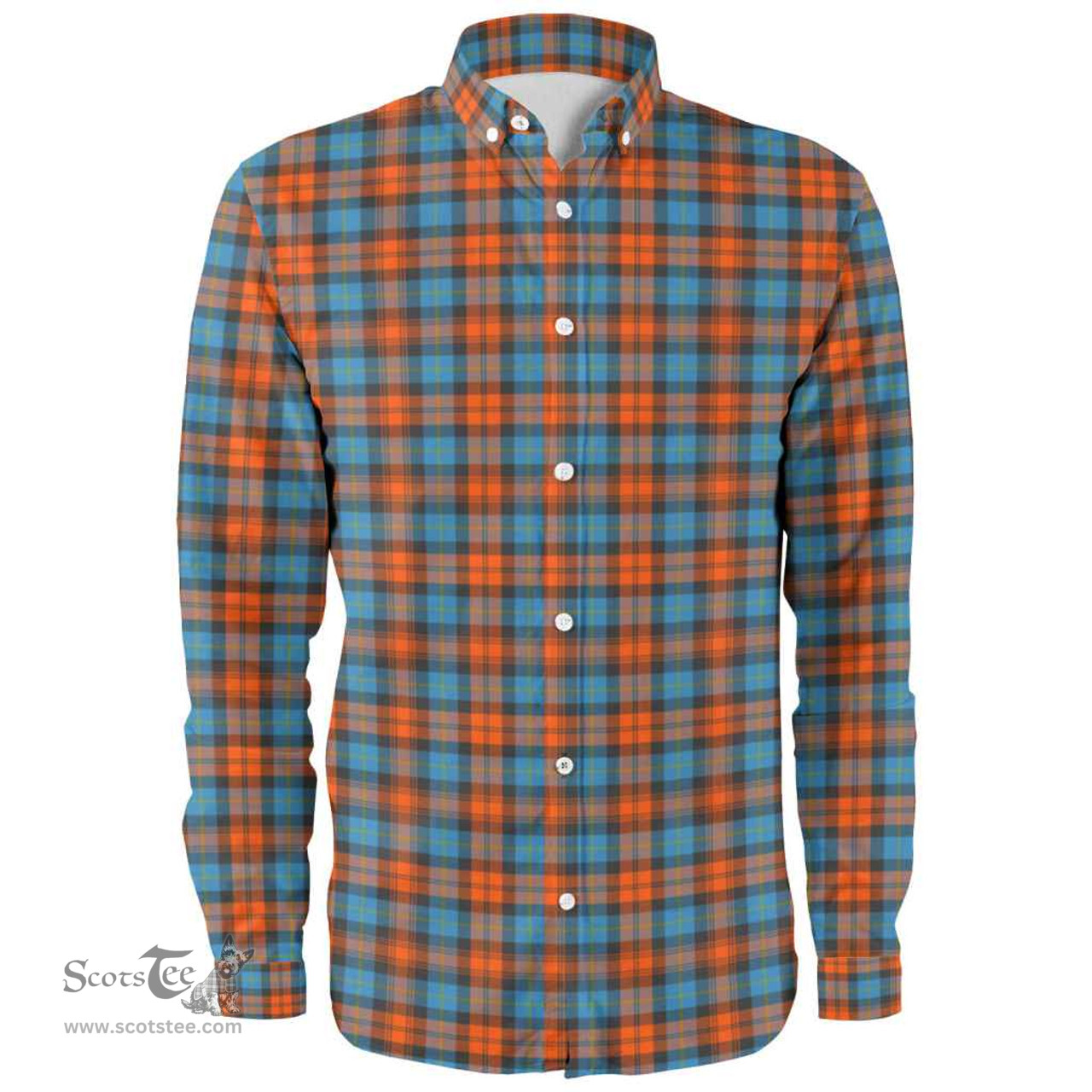 Scottish MacLachlan Ancient Clan Tartan Long Sleeve Shirt, Tartan Plaid Shirt Scottish Plaid Tartan Plaid - ScotsTee - scotstee.com