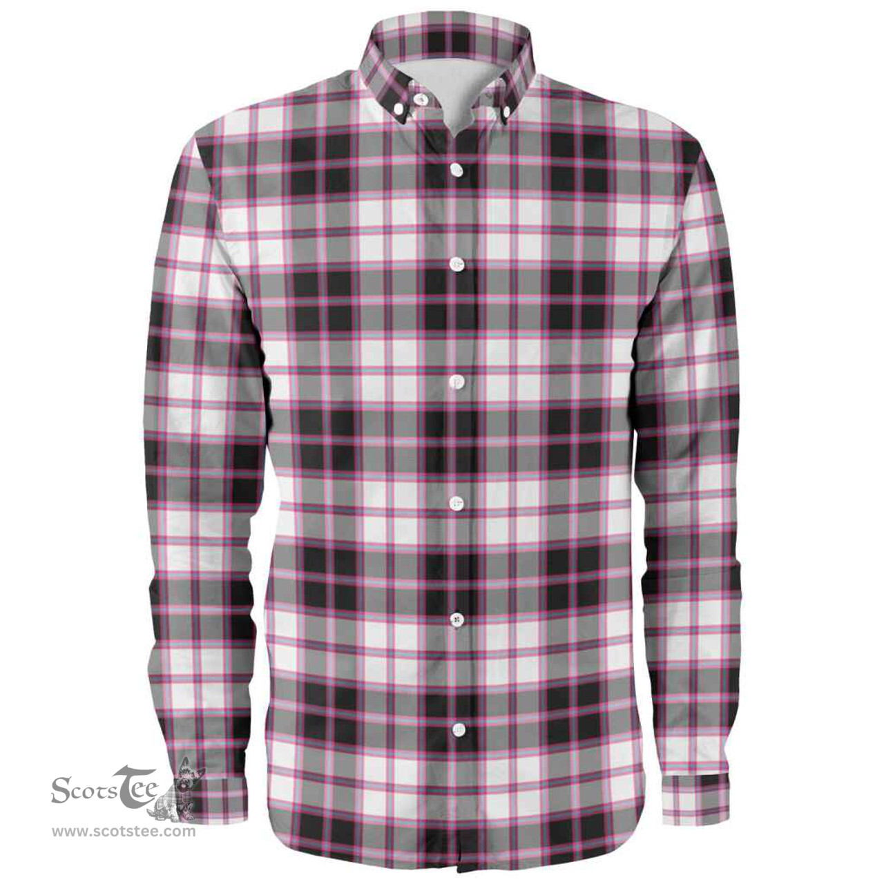 Scottish MacPherson Hunting Modern Clan Tartan Long Sleeve Shirt, Tartan Plaid Shirt Scottish Plaid Tartan Plaid - ScotsTee - scotstee.com
