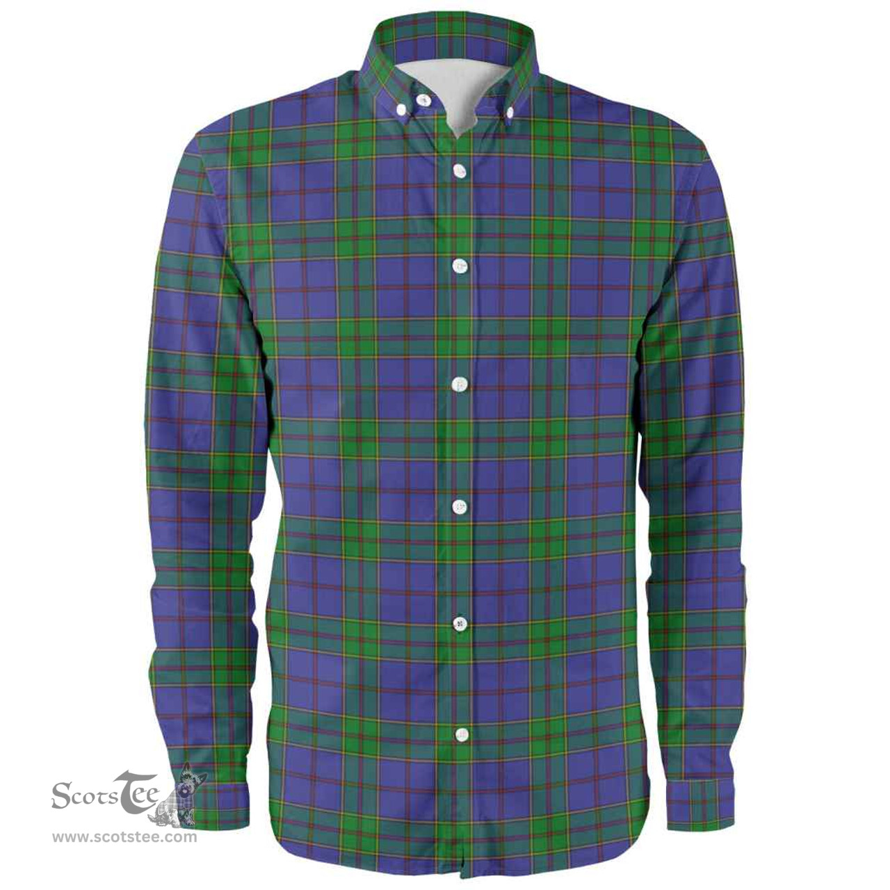 Scottish Strachan Clan Tartan Long Sleeve Shirt, Tartan Plaid Shirt Scottish Plaid Tartan Plaid - ScotsTee - scotstee.com