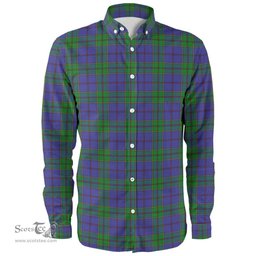 Scottish Strachan Clan Tartan Long Sleeve Shirt, Tartan Plaid Shirt Scottish Plaid Tartan Plaid - ScotsTee - scotstee.com