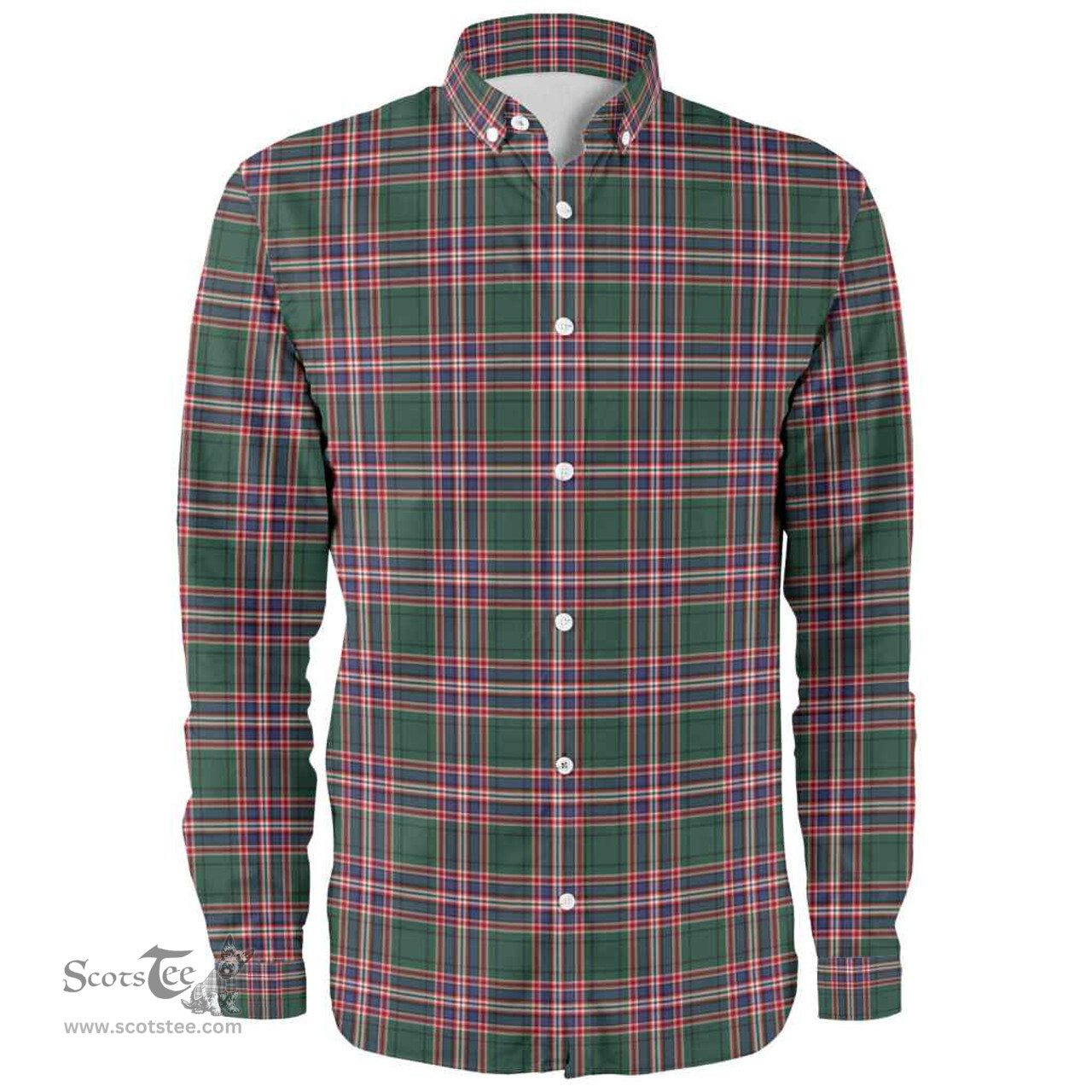 Scottish MacFarlane Hunting Modern Clan Tartan Long Sleeve Shirt, Tartan Plaid Shirt Scottish Plaid Tartan Plaid - ScotsTee - scotstee.com