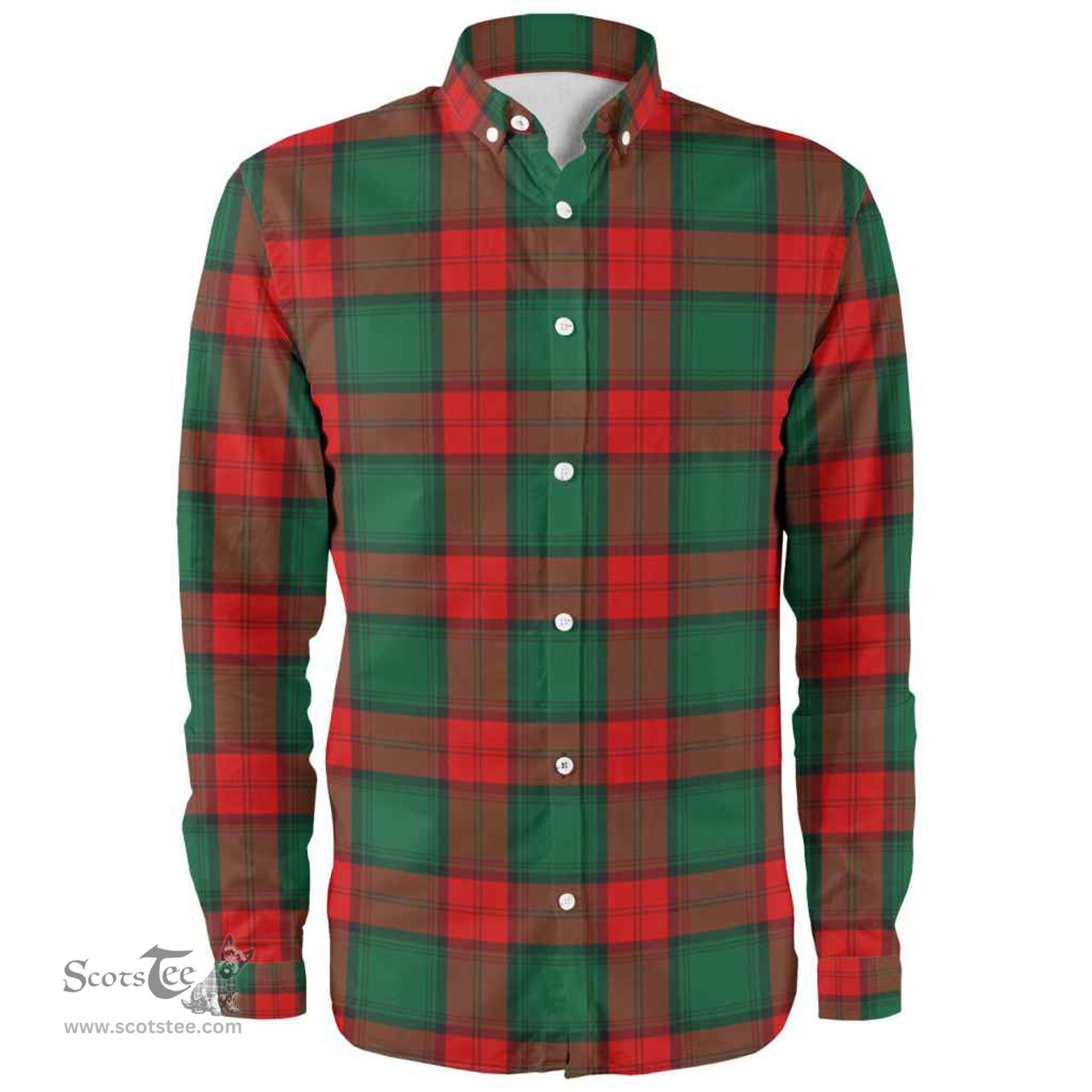 Scottish Stewart Atholl Modern Clan Tartan Long Sleeve Shirt, Tartan Plaid Shirt Scottish Plaid Tartan Plaid - ScotsTee - scotstee.com