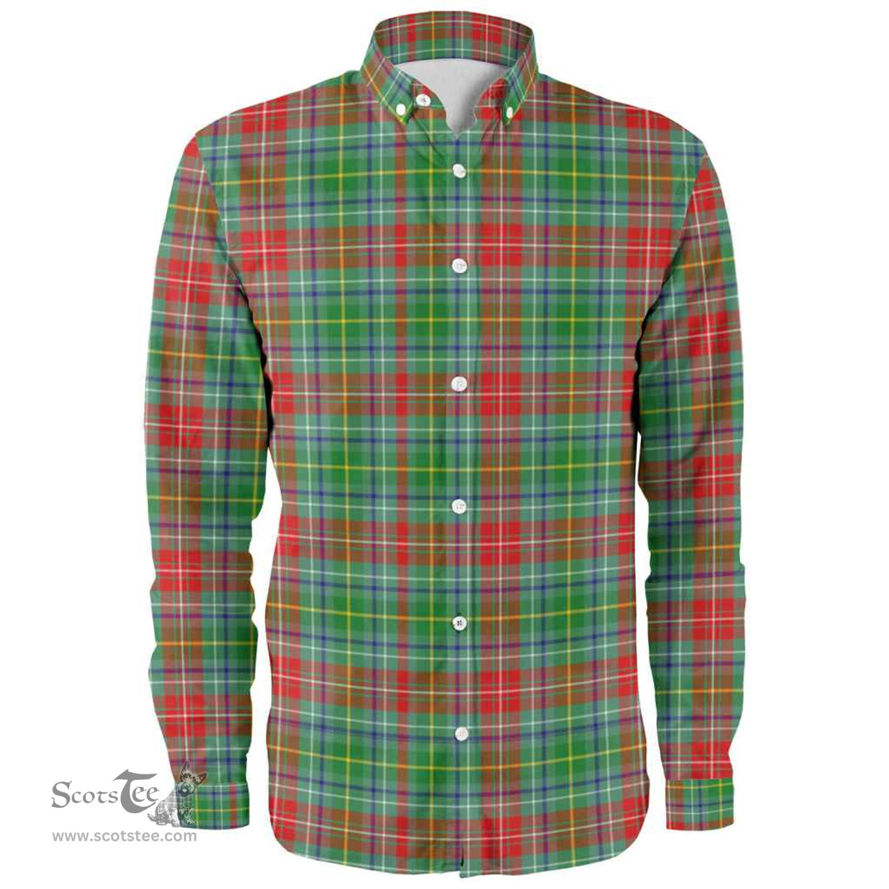 Scottish Muirhead Clan Tartan Long Sleeve Shirt, Tartan Plaid Shirt Scottish Plaid Tartan Plaid - ScotsTee - scotstee.com