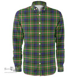 Scottish Reid Green Clan Tartan Long Sleeve Shirt, Tartan Plaid Shirt Scottish Plaid Tartan Plaid - ScotsTee - scotstee.com