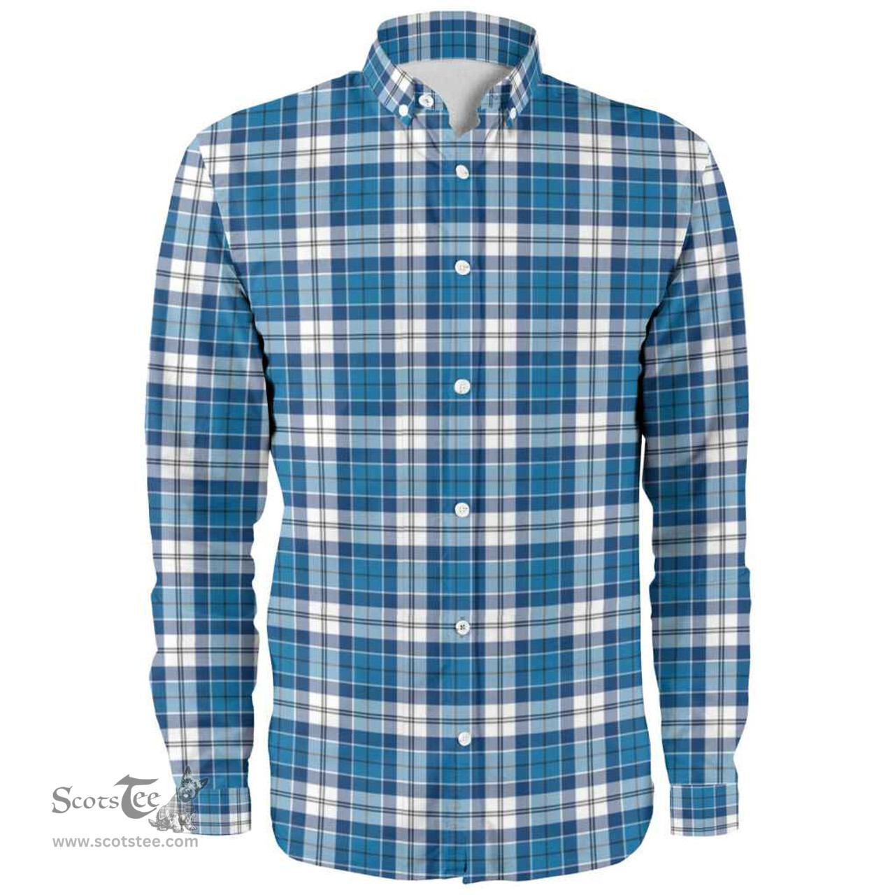 Scottish Strathclyde District Clan Tartan Long Sleeve Shirt, Tartan Plaid Shirt Scottish Plaid Tartan Plaid - ScotsTee - scotstee.com