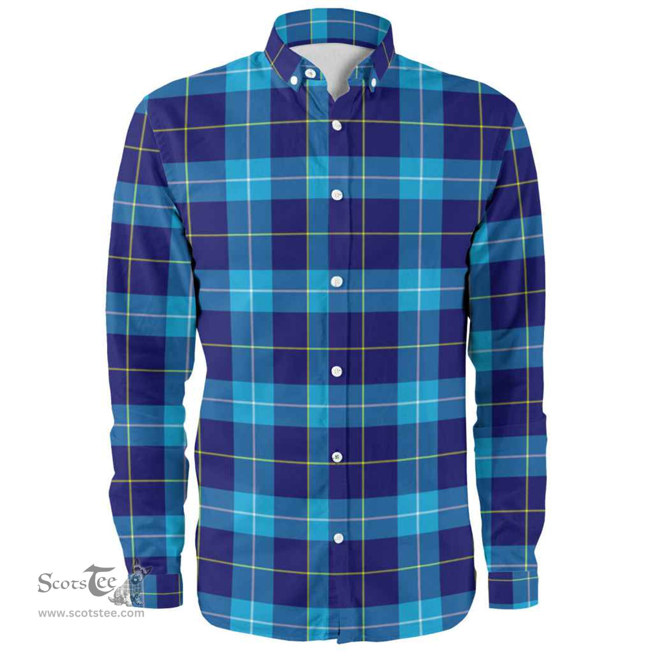 Scottish McKerrell Clan Tartan Long Sleeve Shirt, Tartan Plaid Shirt Scottish Plaid Tartan Plaid - ScotsTee - scotstee.com