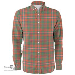 Scottish MacKinnon Ancient Clan Tartan Long Sleeve Shirt, Tartan Plaid Shirt Scottish Plaid Tartan Plaid - ScotsTee - scotstee.com